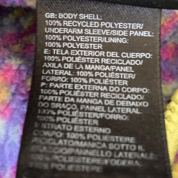 The North Face Jacket Girls Size XL‎ Glacier Full Zip Hooded Fleece Multicolor - Picture 10 of 11